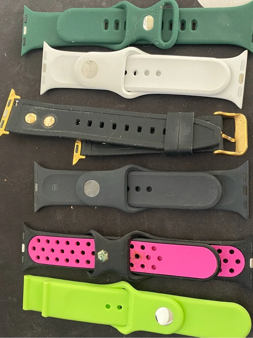 Silicone and Leather Replacement Watch Bands - Assorted Colors